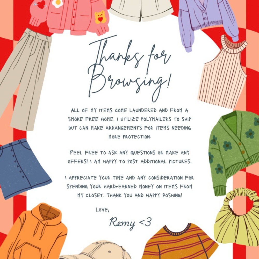 ~ Remy’s Poshmark Closet ~